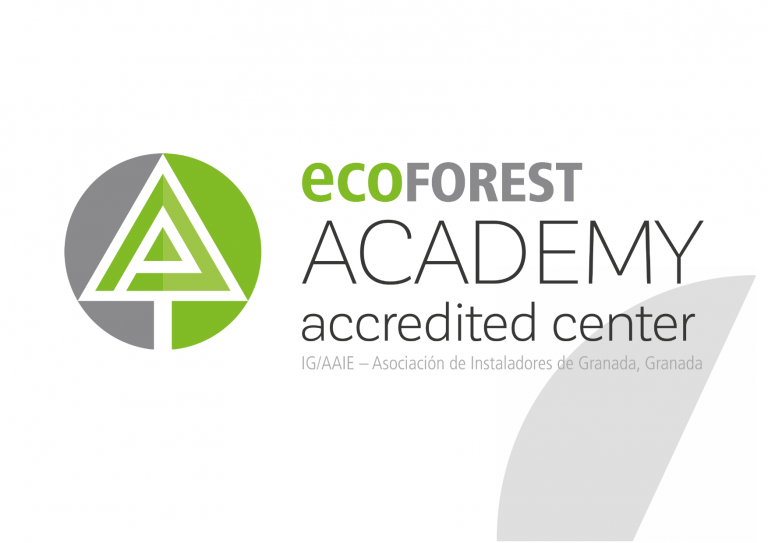 Cartel de centro acreditado Ecoforest
